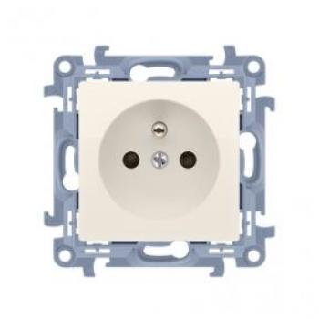 Prise de Courant Simple Terre 16A 250V Noir Mat