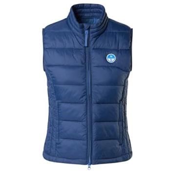 Doudoune sans manches Naomi Femme en Bleu