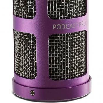 Sontronics Podcast Pro Purple – Mikrofon mit 4‑Kanal-Pickup