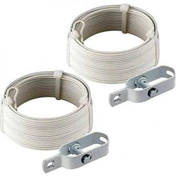 Basteldraht Gartenzaun 2,0 mm – 2× Spanndraht, 2× Drahtspanner (weiß)