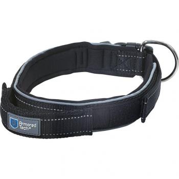 Collier Sécurité Animal Noir ArmoredTech – XS 31‑35 cm