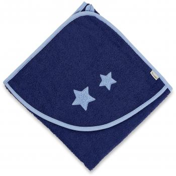 Sterntaler Soft‑Kapuze Badeaccessoire Blau – für Neugeborene
