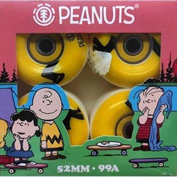 Element Peanuts 52mm Wheel Pack – 4 Pieces (Charlie Brown)