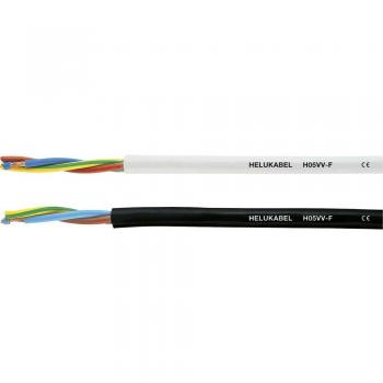 Helukabel H05VV-F 3 G 0.75 mm² Flexible Wire Black 100 m