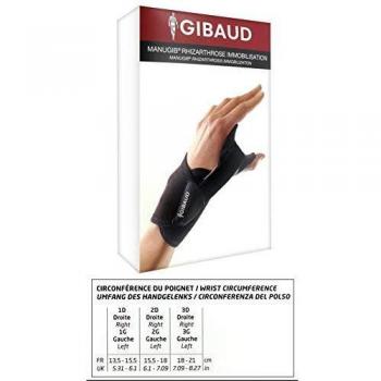 Gibaud Manugib Rhizarthrose Immobilisation Main Gauche Taille 4