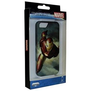 Cover Rigida di PVC per iPhone 5 – Design Iron Man, Colore Grigio