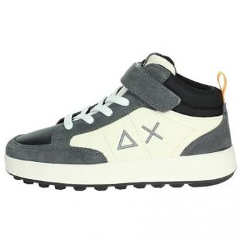 Baskets montantes gris pour enfant Sun68 Z44350K