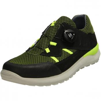 Ricosta Dries Herren Sneaker, Schwarz/Neongelb, 42