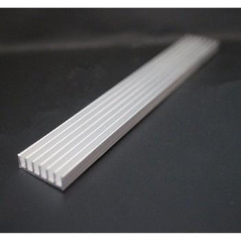 Disipador de aluminio para LED 150mm x 20mm x 6mm, adecuado para 1W, 3W, 5W