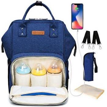 Borsa Nappy DINOKA Stoffa Oxford Grande Capacità 55L