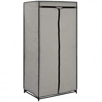 75x50x160 cm Grey Wardrobe