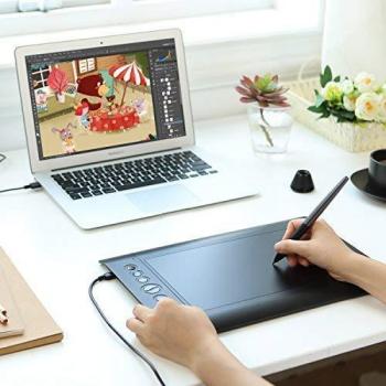 Digitale Zeichenfläche HUION H610 Pro V2 mit Neigungsverstellung