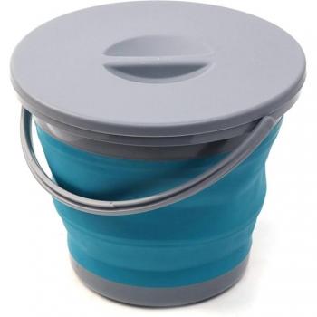 Faltbarer Eimer 5L mit Abdeckung für Outdoor-Aktivitäten