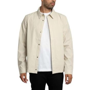 Surchemise Lyle & Scott zippée – Nylon imperméable, couleur gris clair