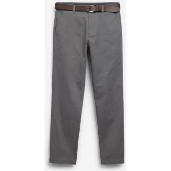 Soft Touch Chino Herren – Next – Grauer Gurt-Print