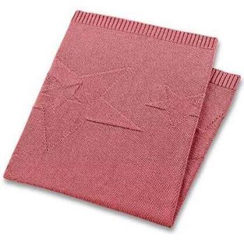 Sterntaler Baylee Strickdecke für Babys, Rosa, 75 x 90 cm