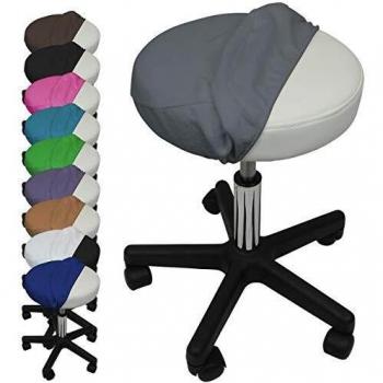 Drap housse éponge pour tabouret rond