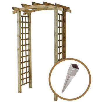 Structure Archetée Jasmin – Kit 4 Stanchions