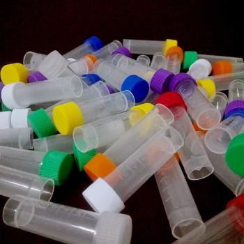 50 Piece 5ml Centrifuge Cryotubes with Assorted Color Caps