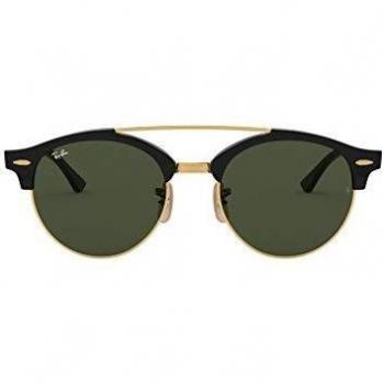 Ray-Ban Herren Sonnenbrille Clubround RB 4346, Schwarz