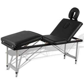 VidaXL Massagetisch Aluminium 4 Zonen mit Tasche
