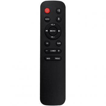 Télécommande compatible pour barre de son HS218 2.1 canaux Noir