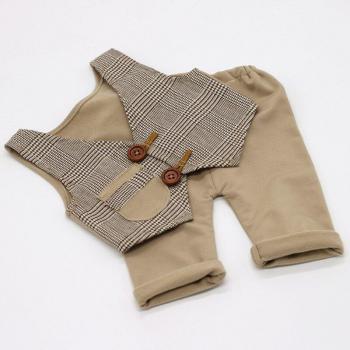 Disfraz infantil estilo caballero con chaleco a cuadros