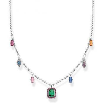 Thomas Sabo Collier „Glückssymbole in Pastellfarben“ – 925 Silber (KE1893‑342‑7‑L45V)