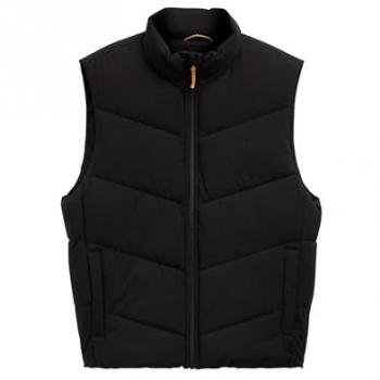 TOM TAILOR Denim Steppweste Puffer Weste mit Logo