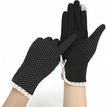 Howfits Women's Thin Cotton Driving Gloves