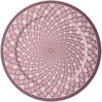 Rosenthal Swarovski Platzteller Signum Porzellan 33 cm Rose