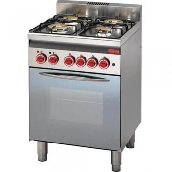 Fourneau Mixte 4 Feux Gaz et Four Electrique