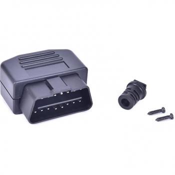 OBD2 16 Pin L-Type Male Connector with Housing and Screw