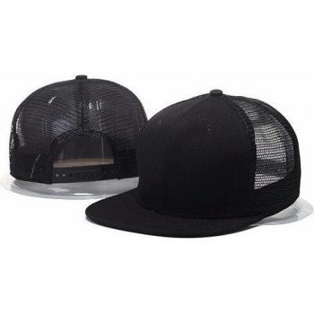 Blank Mesh Camo Snapback Cap