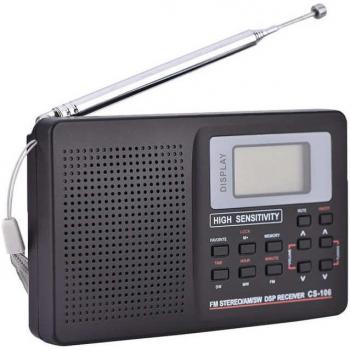 FM/AM/SW/LW/TV Sound Alarm Clock Radio