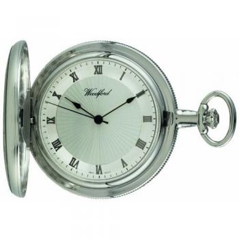 Woodford 1054 Chrome Silver Full Hunter Mechanical Watch