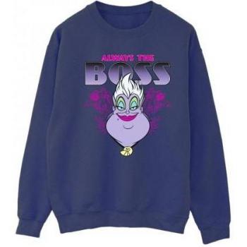 Disney Sweatshirt für Damen Die kleine Meerjungfrau Mama ist die Boss L weiß