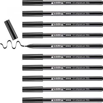 Stylo Edding 1255 calligraphie 2,0 mm noir 1 unité