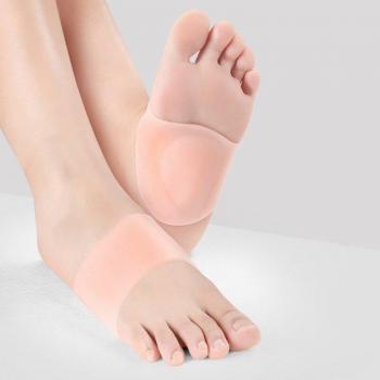 USHINE Silicone Foot Cushions for Arched Support
