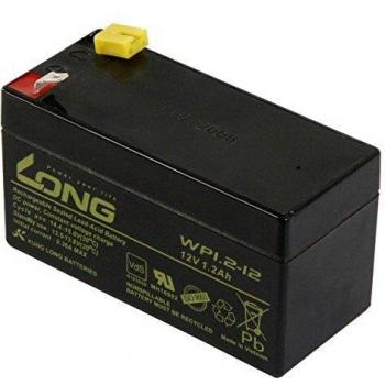 WP12-12 KUNG LONG 12 V/1,2 Ah Bleiakku – 97×43×53 mm, 0,6 kg