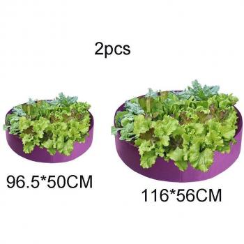 2 Pcs Breathable Felt Grow Bags