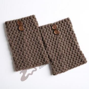 Pull thermique leggings à manches courtes, finition bouton en sergé creux