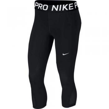 Nike Damen Capri Sporthose NP PRO, M, schwarz/weiss
