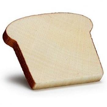 Tranche de pain en bois pour dînette