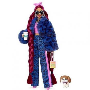 Barbie Extra Chándal Leopardo Azul