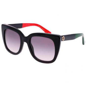 Gucci Sunglasses, female, Black, Size: 51 MM