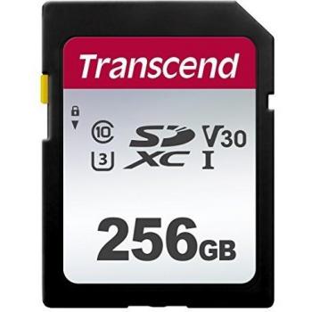 Transcend Premium 300S SDXC-Karte 256 GB Class 10, UHS-I, UHS-Class 3, v30 Video Speed Class