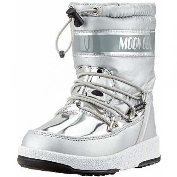 Botas de Nieve Moon-boot Jr Niña Soft WP, Plateado