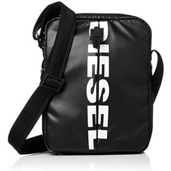 Diesel Men's F-BOLD SMALL CROSS Bag, Black