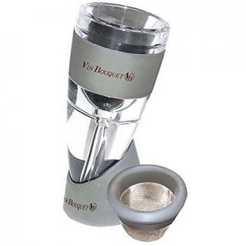 Vin Bouquet Aerator with Individual Base and Velvet Bag